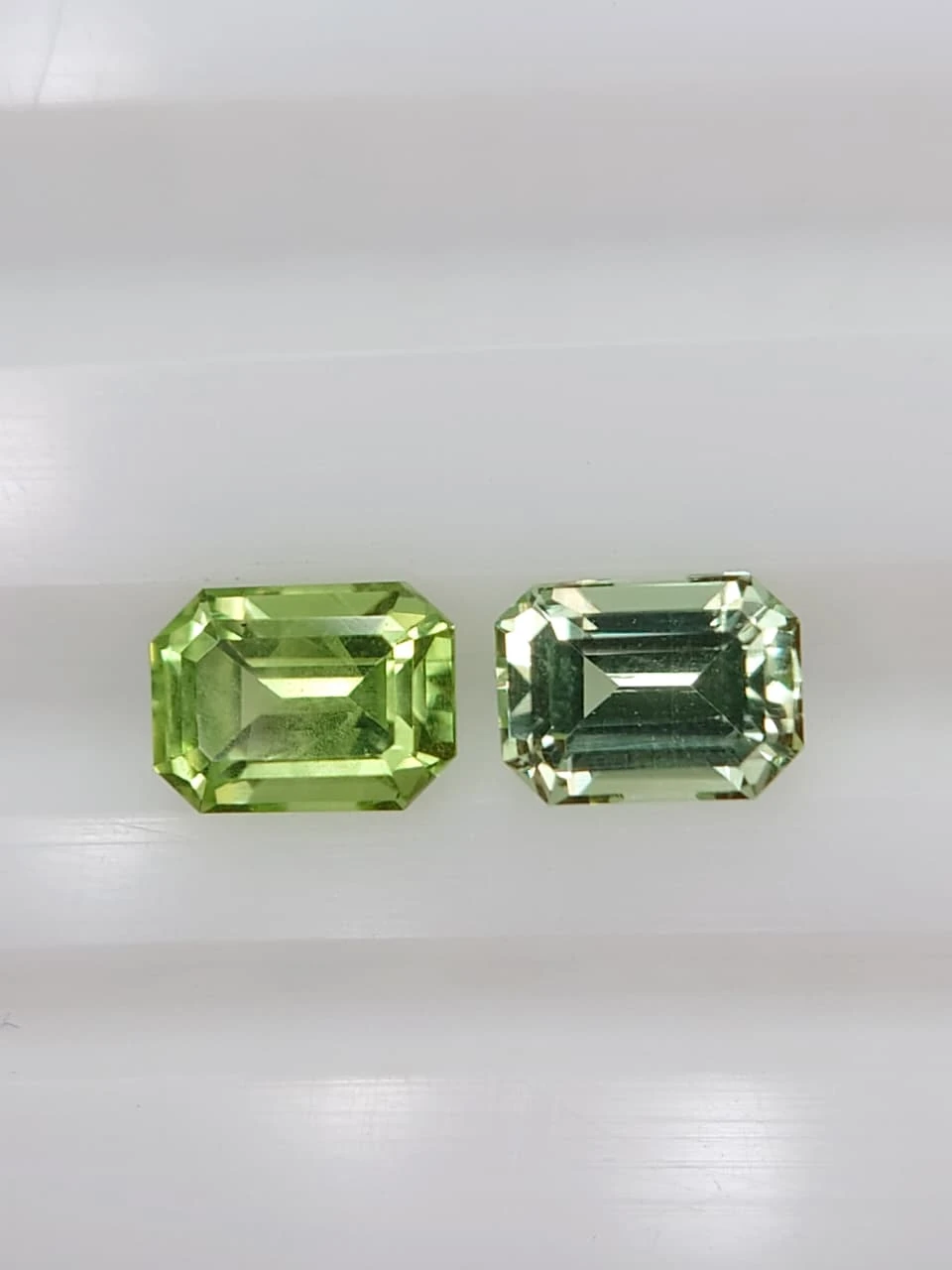 1.85ct Untreated Peridot Pair Loose Gemstone from Pakistan — view 4
